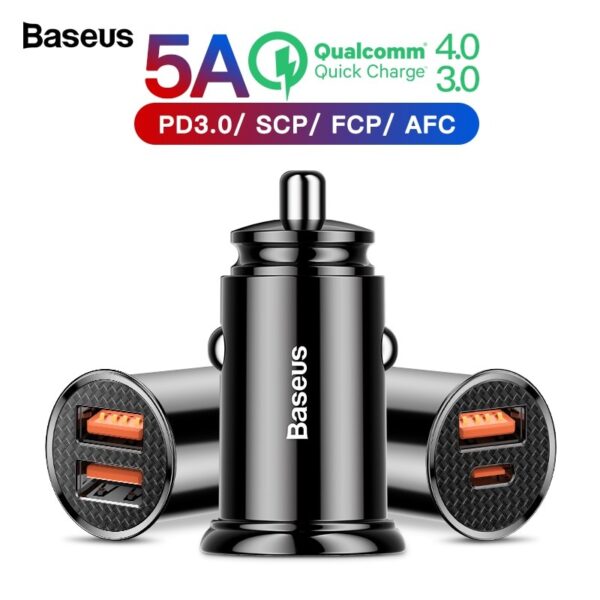 Dual USB Car Charger 30W