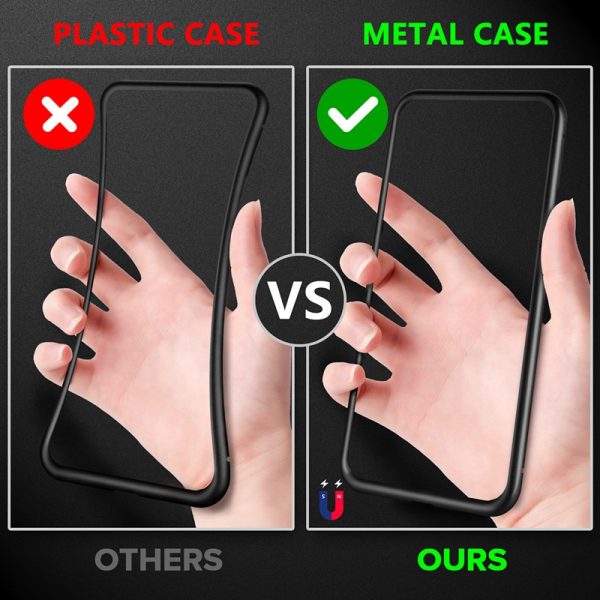 Privacy protection magnetic case for iPhone