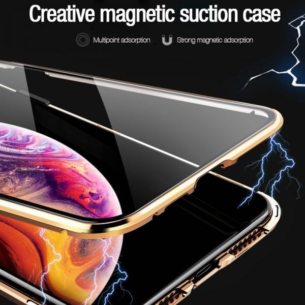 Privacy protection magnetic case for iPhone